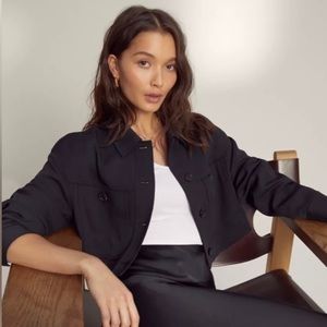 Aritzia Wilfred Little Cropped Jacket